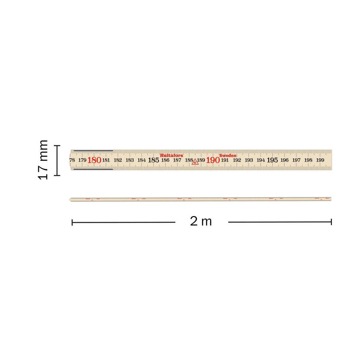 Gliedermaßstab 559, Kontakt-Meter