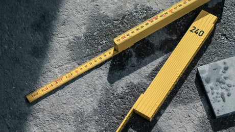 Water-resistant folding rulers