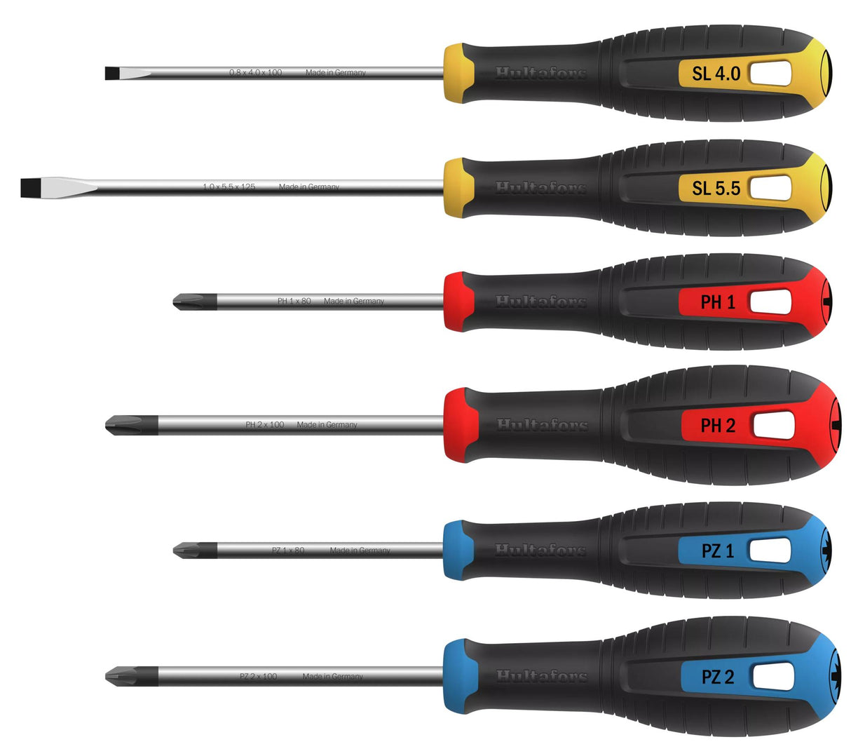 Screwdriver Set PH, PZ & SL